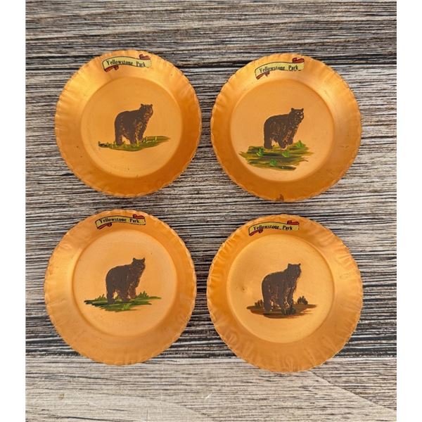 Yellowstone Park Souvenir Copper Coasters