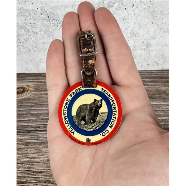 Yellowstone Park Transportation Co Luggage Tag