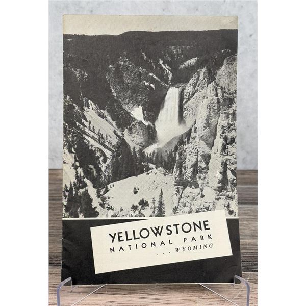 1940 Yellowstone National Park Wyoming Guide Book