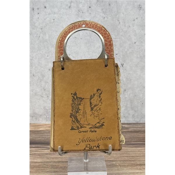 Yellowstone Park Souvenir Address Book