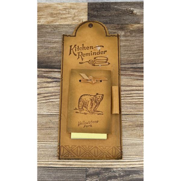 Yellowstone Park Souvenir Kitchen Reminder Pad