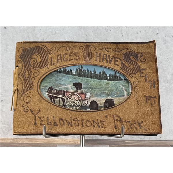 Yellowstone Park Souvenir Postcard Album