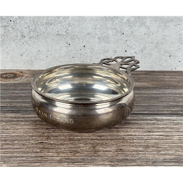 Cartier Sterling Silver Wine Tester Porringer