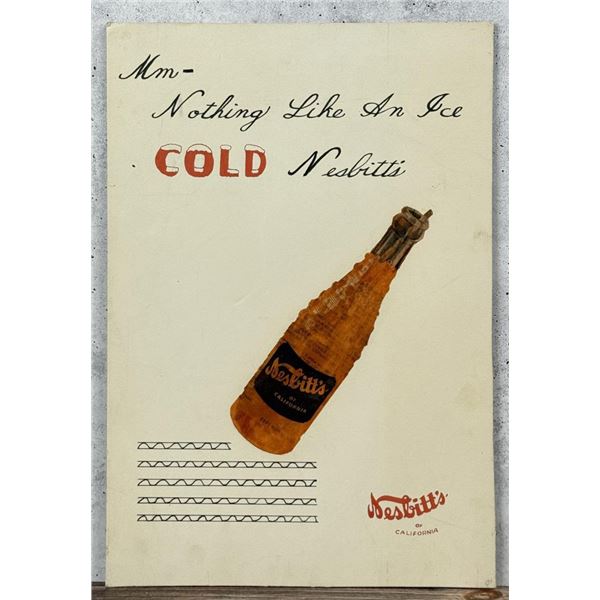 Original Nesbitt Orange Soda Illustration Painting
