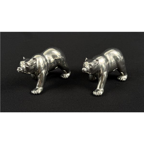 Vagabond House Pewter Polar Bear Salt & Pepper