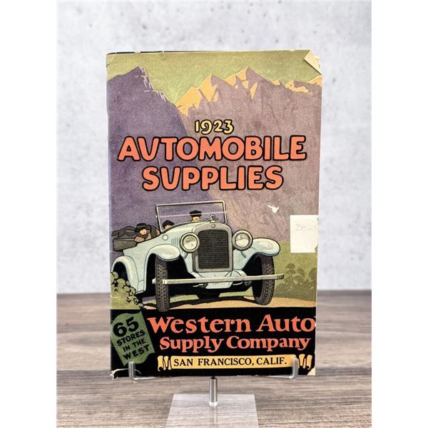 1923 Automobile Supplies Western Auto Catalog