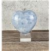 Image 1 : Carved Blue Celestite Heart