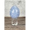 Carved Blue Celestite Egg