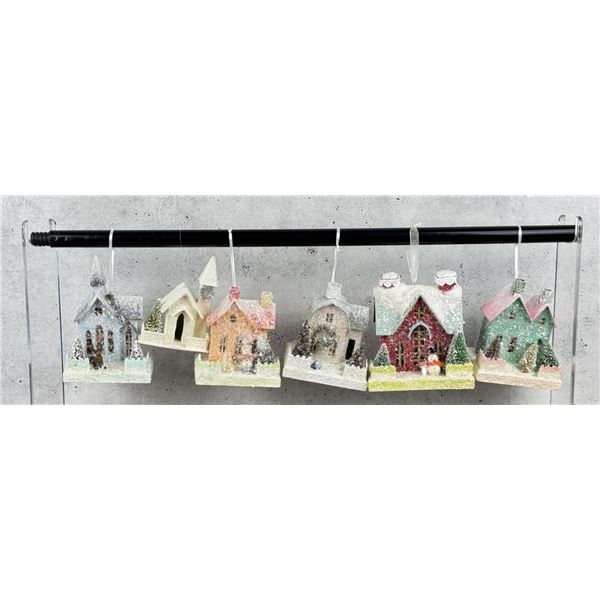 Putz House Christmas Ornaments