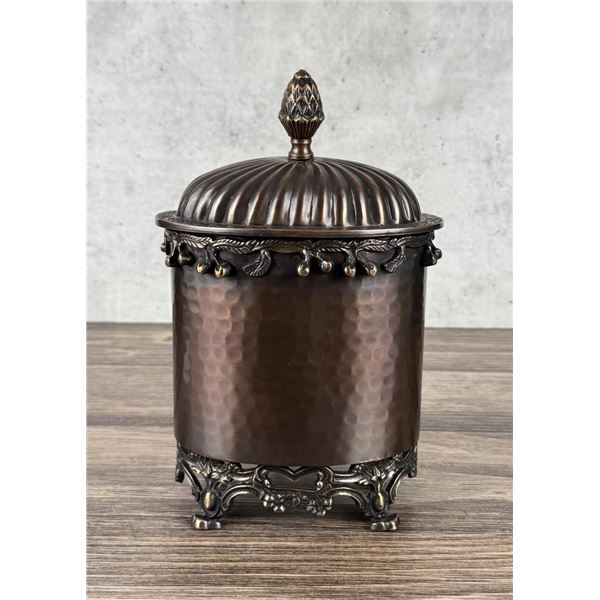 Hammered Copper Ice Bucket