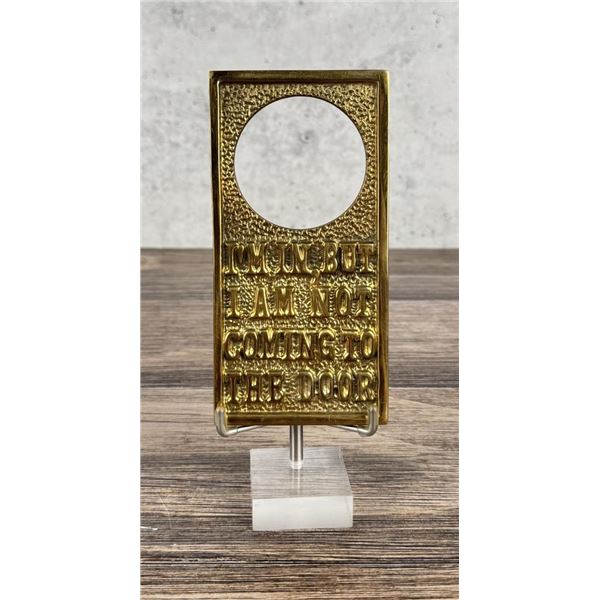 Mid Century Do Not Bother Door Hanger