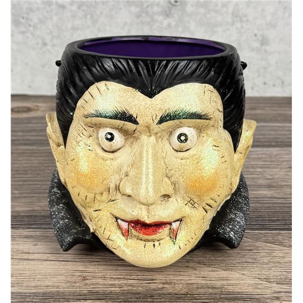 Department 56 Halloween Dracula Candy Bucket