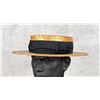 Image 1 : Antique Straw Boater Hat