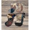 Christmas Stockings Made From Antique Quilts