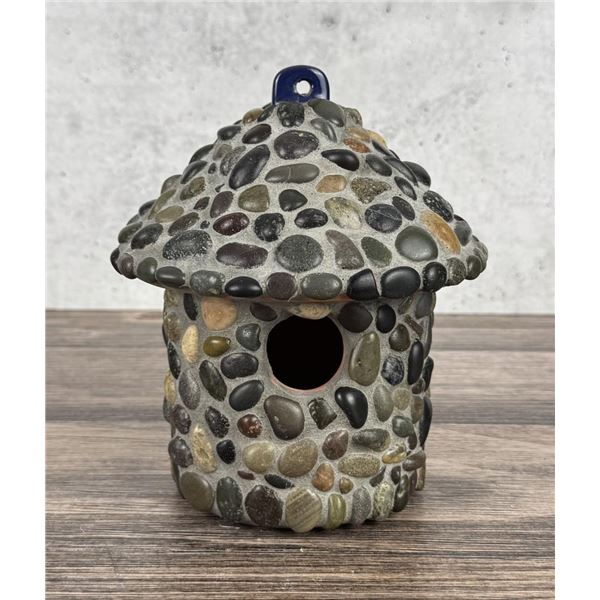 Birdhouse Made from River Rocks