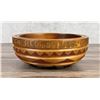 Image 3 : Folk Art C.W. Pickets Rustic Carved Bowl