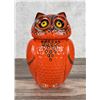 Anthropologie Orange Owl Cookie Jar Retired