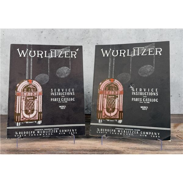 Wurlitzer Service Instructions and Parts Catalogs