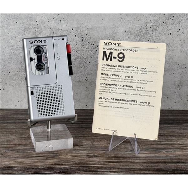 Sony M-9 Microcassette-Corder