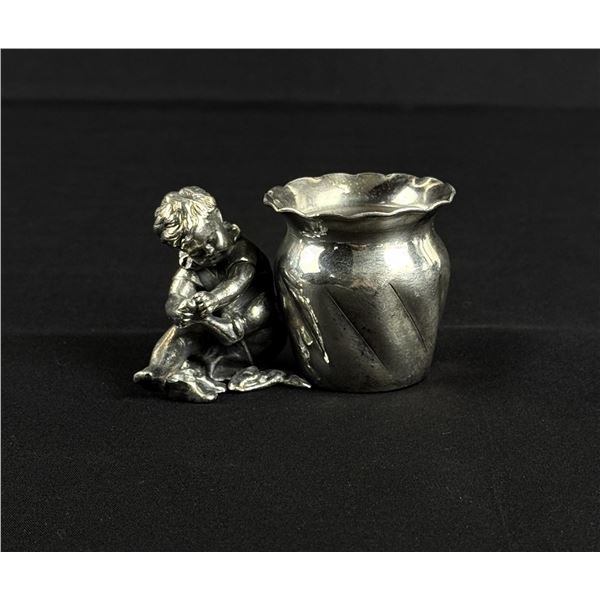 Derby Silverplate Toothpick Holder