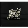 Image 1 : Simpson Hall Rabbit Silverplate Toothpick Holder