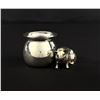 Image 1 : Acme Pig Silverplate Toothpick Holder