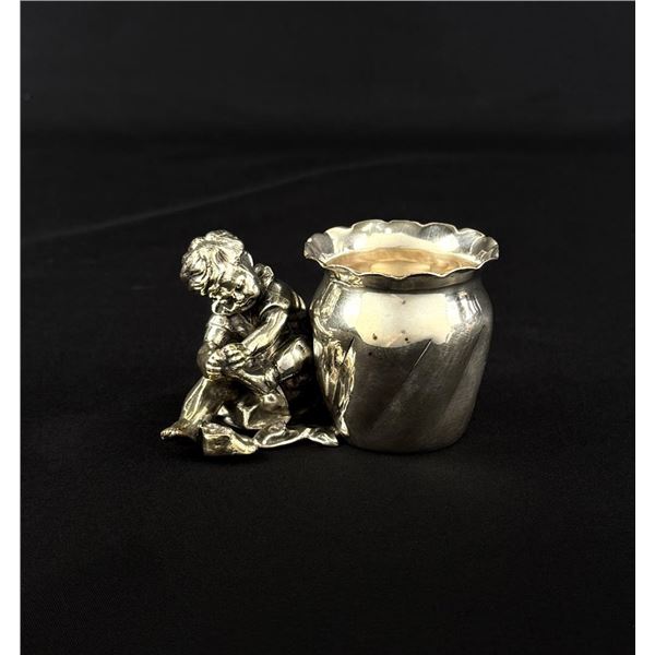 Derby Silverplate Toothpick Holder