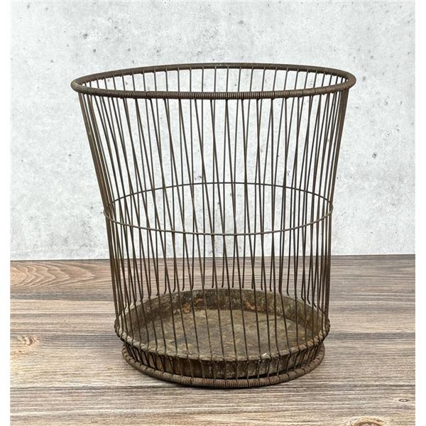 Massillon Industrial Wire Waste Basket Trash Can