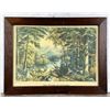 Image 1 : Currier & Ives The Woods in Autumn Lithograph
