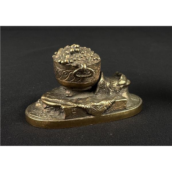 Austrian Vienna Treasure Pot Bronze Paperclip