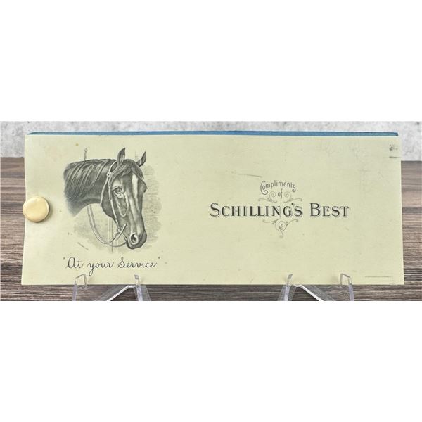 Schilling's Best Celluloid Ink Blotter Notebook