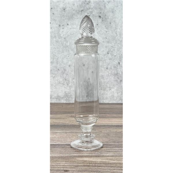 Columbia Swirl Pharmacy Apothecary Candy Jar