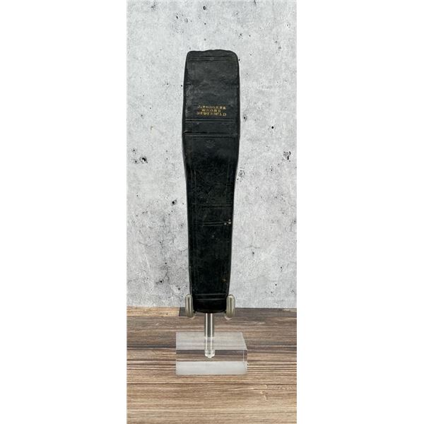 J. Rodgers & Sons Coffin Straight Razor Box