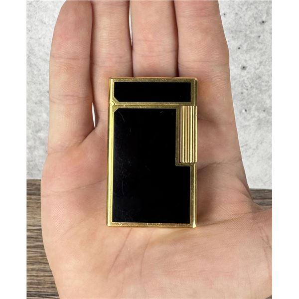 Vintage S.T. Dupont Lighter Blue Lacquer