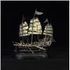 Image 1 : Chinese Export Sterling Silver Junk Boat