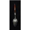 Image 2 : Dutch Sterling Silver Carnelian Sugar Spoon