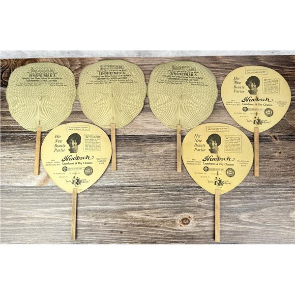 Group of Nuebsch Sinsheimer's Advertising Fans