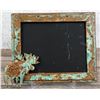Image 1 : Signed Rustic Metal Moose Picture Frame