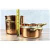 Image 11 : Tagus Chef Copper Cookware Stock Pot Set