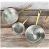 Image 3 : Tagus Chef Copper Cookware Lidded Pot Set