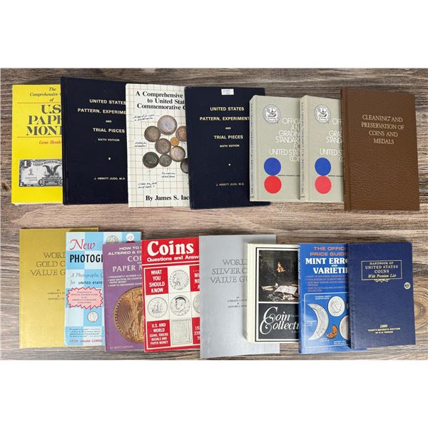 Group of Coin Collecting Grading Pricing Books
