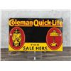 Image 1 : Porcelain Coleman Quick Lite Lanterns Sign