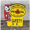 Image 1 : Porcelain Pennzoil License Plate Topper