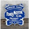 Image 1 : Porcelain Ford Motor Co Detroit Sign