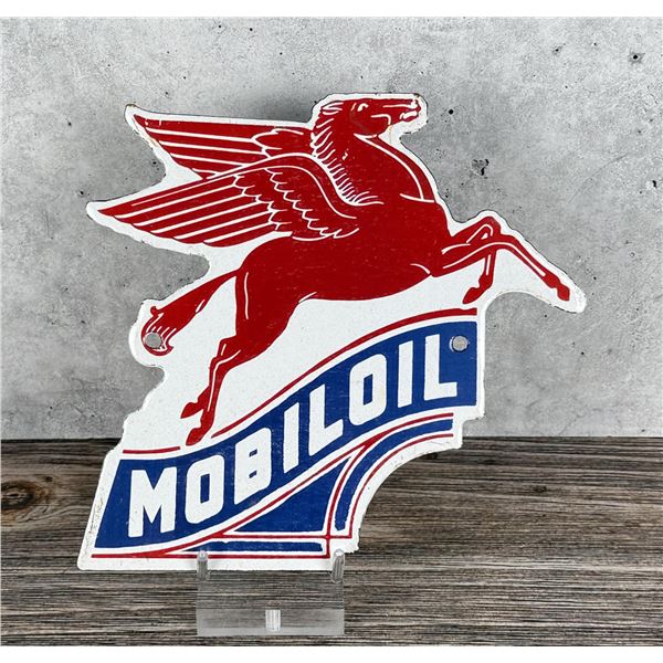 Porcelain Mobil Oil Pegasus Sign