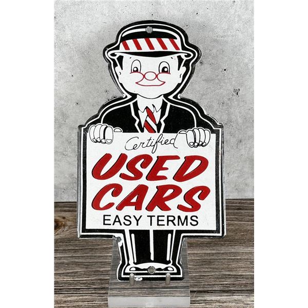 Porcelain Certified Used Cars Sign