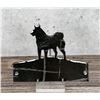 Image 2 : Porcelain Husky Oil Dog Sign