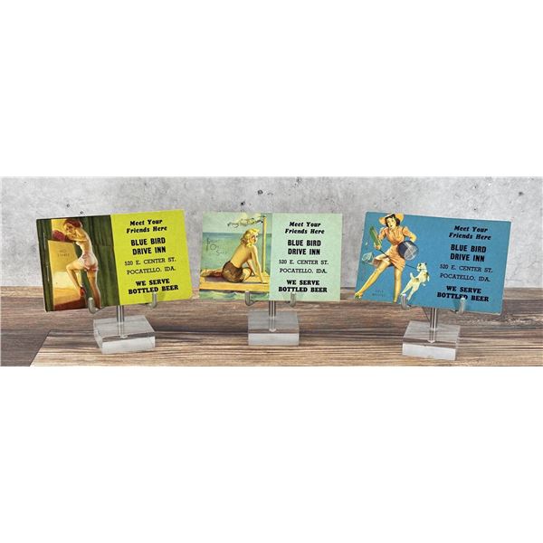 Blue Bird Drive Inn Idaho Pin Up Advertising