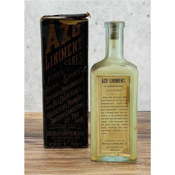 Quack Medicine Dr AP Sawyer AZO Liniment Cures