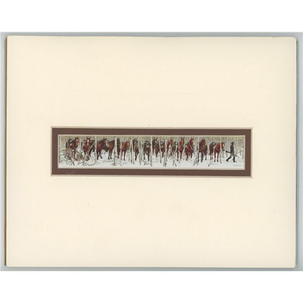 Bev Doolittle Two Indian Horses Book Print